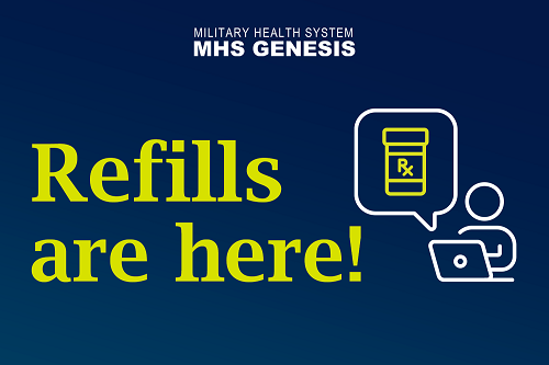 New Feature of MHS GENESIS Patient Portal Allows Prescription Refills