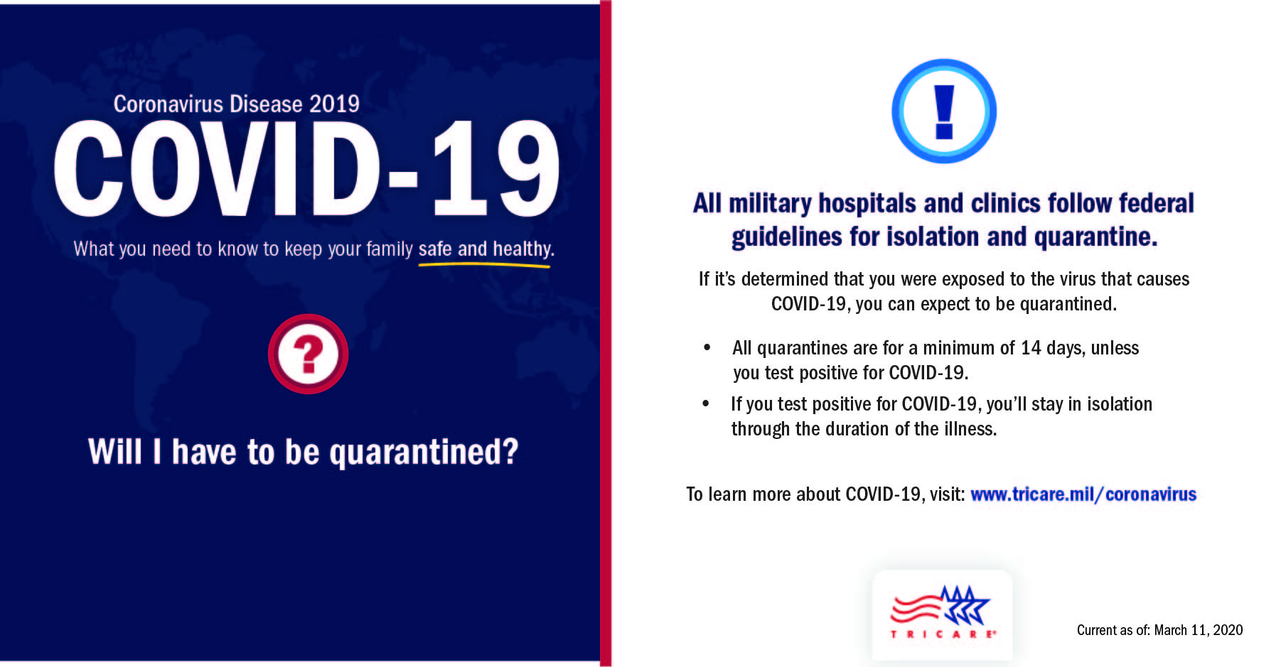 Coronavirus Guidance | TRICARE
