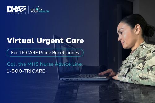 New virtual urgent care option for TRICARE Prime beneficiaries in the US