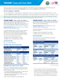 Costs and Fees Sheet fact sheet thumbnail