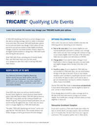 TRICARE Qualifying Life Events Fact Sheet