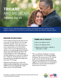 TRICARE Medicare Turning 65 Brochure